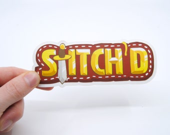 Stitch'd Sticker