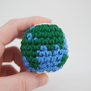 Planet Earth Crocheted Amigurumi PDF Pattern image 3