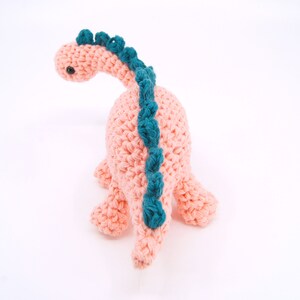 Crocheted Brontosaurus Dinosaur Amigurumi PDF Pattern image 7