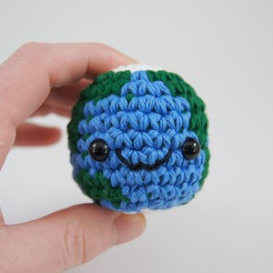 Planet Earth Crocheted Amigurumi PDF Pattern image 2