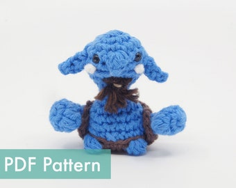 Crocheted Troll Amigurumi PDF Pattern