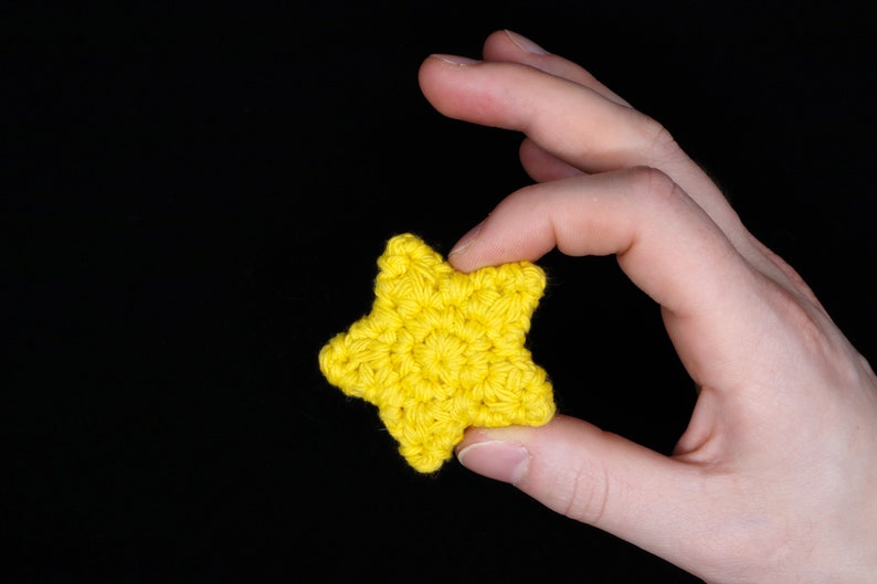 Crocheted Stars and Moon PDF and Video Crochet Pattern Tutorial Bundle Beginner Friendly Amigurumi Crocheting image 7