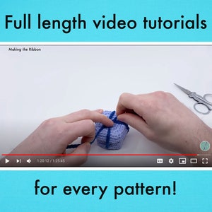 Crocheted Present Gift Box PDF and Video Crochet Pattern Tutorial image 4