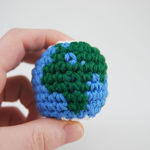 Planet Earth Crocheted Amigurumi PDF Pattern image 4