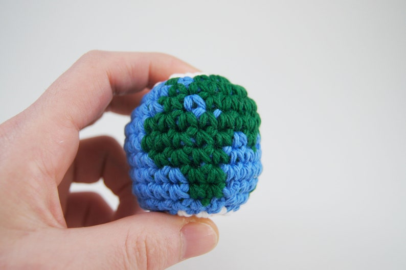 Planet Earth Crocheted Amigurumi PDF Pattern image 4