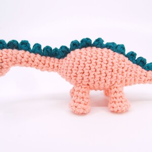 Crocheted Brontosaurus Dinosaur Amigurumi PDF Pattern image 2