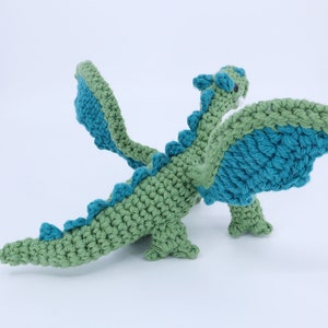 Crocheted Dragon Amigurumi PDF Pattern Crochet Pattern and Video Tutorial image 4