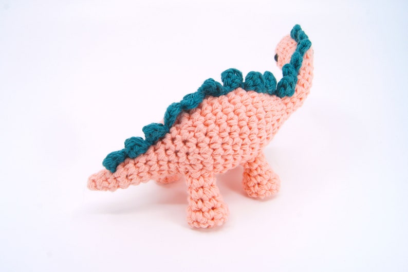 Crocheted Brontosaurus Dinosaur Amigurumi PDF Pattern image 6