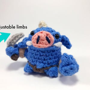 Bokoblins from Legend of Zelda Crocheted Amigurumi Finger Puppet PDF Pattern image 4