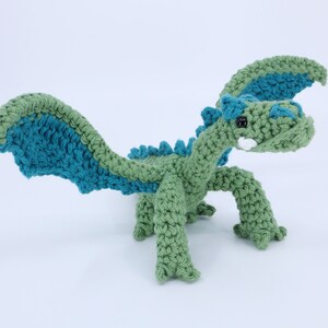 Crocheted Dragon Amigurumi PDF Pattern Crochet Pattern and Video Tutorial image 7