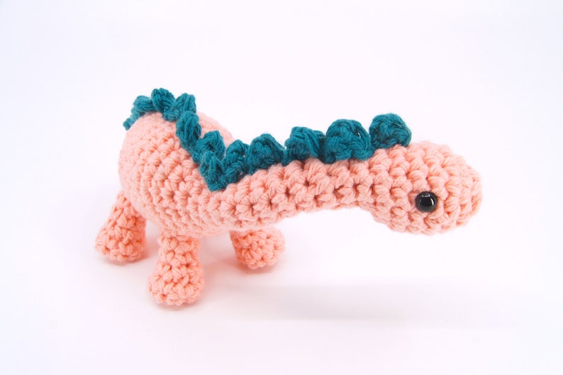 Crocheted Brontosaurus Dinosaur Amigurumi PDF Pattern image 5