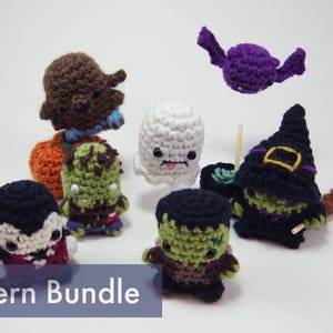 Halloween Classic Creatures and Monsters PDF Crochet Patterns Bundles