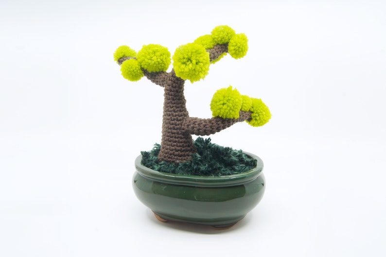 Crocheted Bonsai Tree PDF Pattern and Video Tutorial image 2