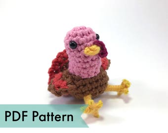 Crochet Tommy the Turkey Amigurumi PDF Pattern