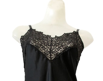 Black Vintage Slip