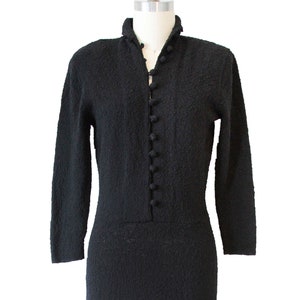 Black Vintage Knit Dress