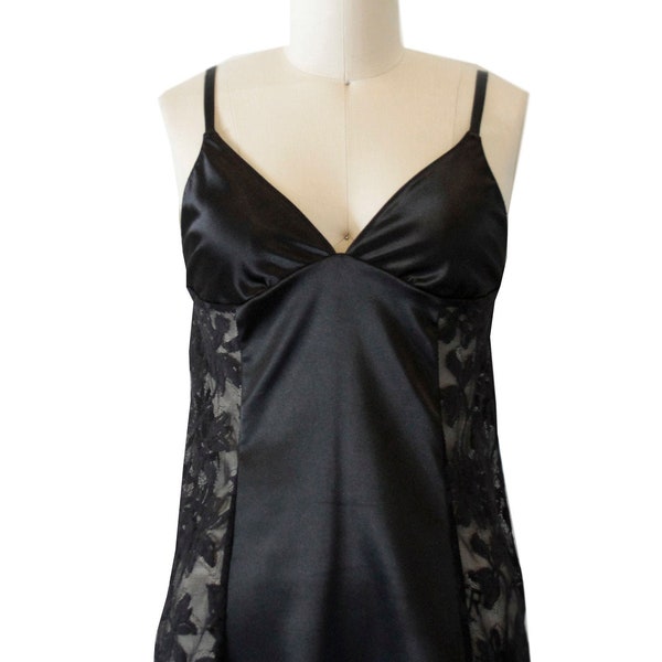 Black Lace Slip - Etsy