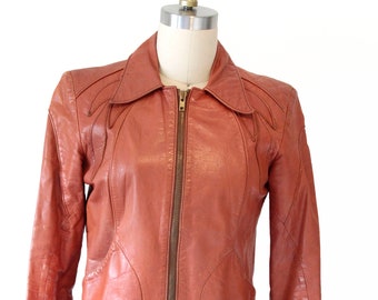 Brown Vintage Leather Jacket