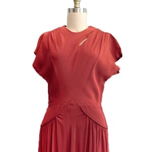 Red Vintage Dress Cocktail Dress