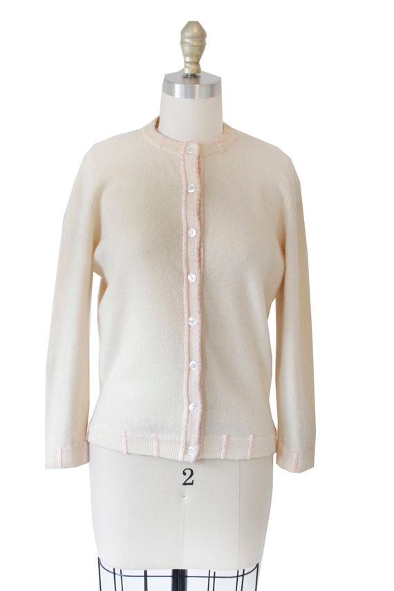 Ivory Vintage Cashmere Sweater - Dalton Bullocks