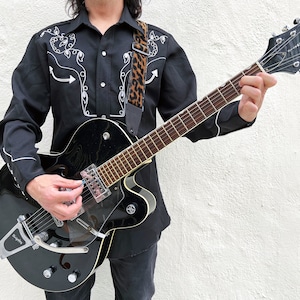 H Bar C Black Embroidered Western Shirt