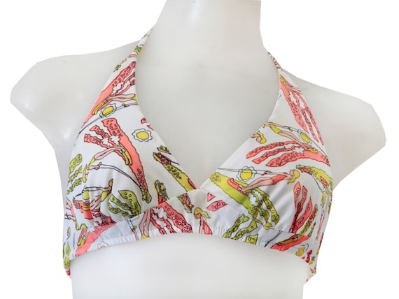 Vintage Bathing Suit Halter Top - image 4