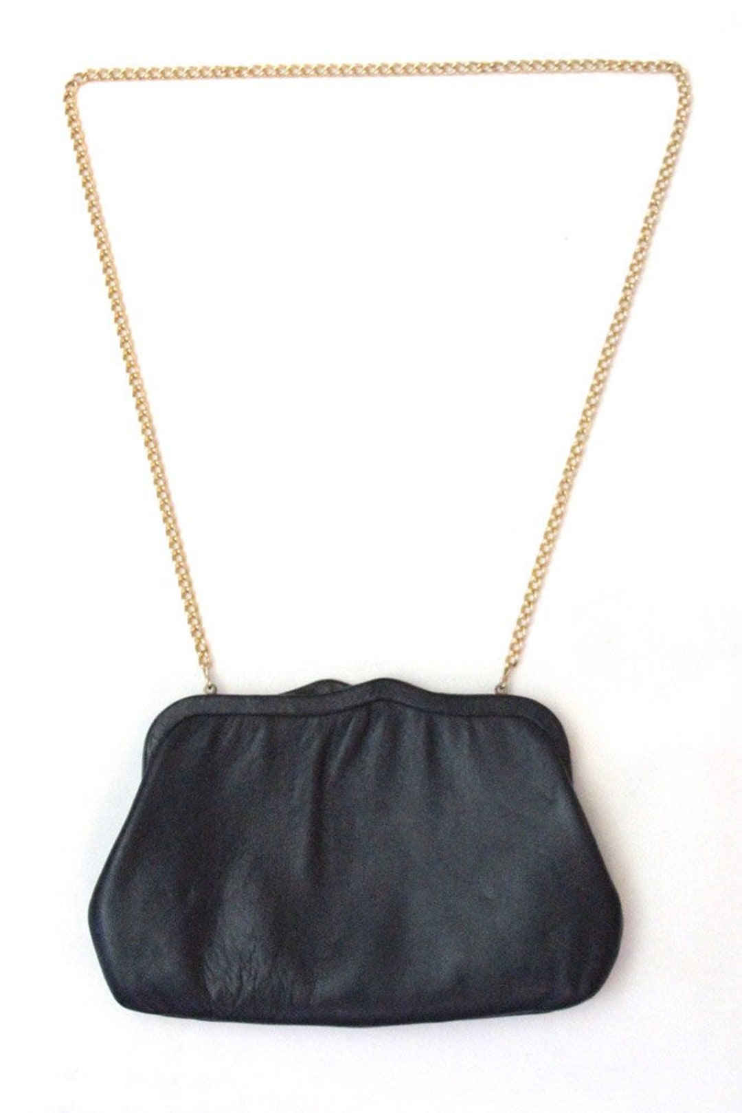 Eiyye Mini Shoulder Bag – Vintage Hobo Clutch Purse, Faux Leather, Compact & Secure (Black) - View #4
