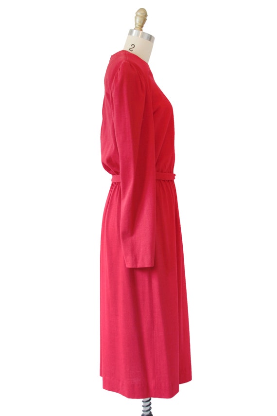 Vintage R & K Red Dress - image 2