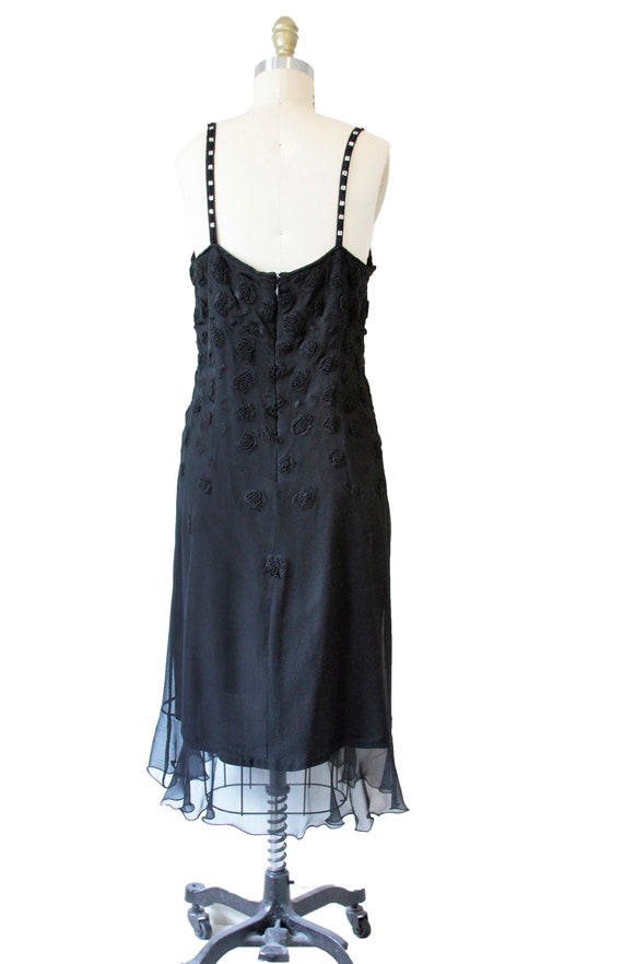 Vintage Neiman Marcus Black Silk Dress - image 3