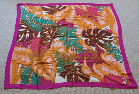 Anne Klein Tropical Patterned Scarf - image 2