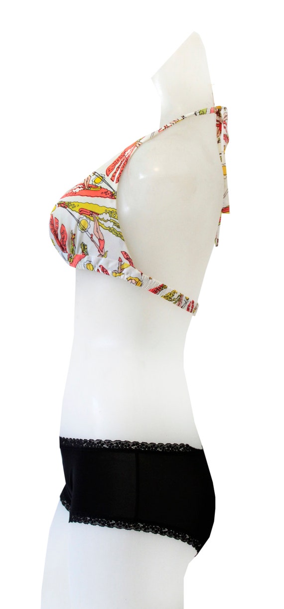 Vintage Bathing Suit Halter Top Gem