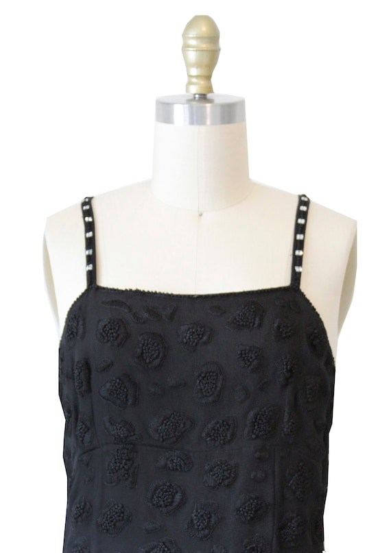 Vintage Neiman Marcus Black Silk Dress - image 8