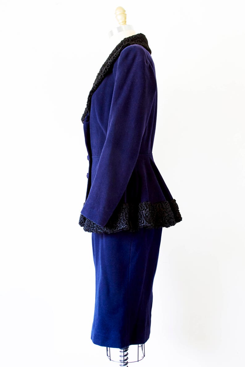 Midnight Blue Vintage Suit