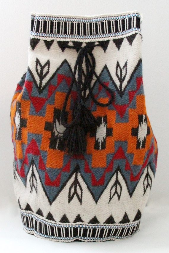 Hippie Boho Southwest Fabric Backpack - Etsy display picture 2