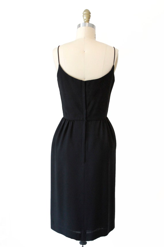 Black Vintage Cocktail Dress - image 3