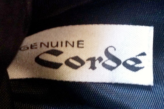 Corde Vintage Black Purse - image 3