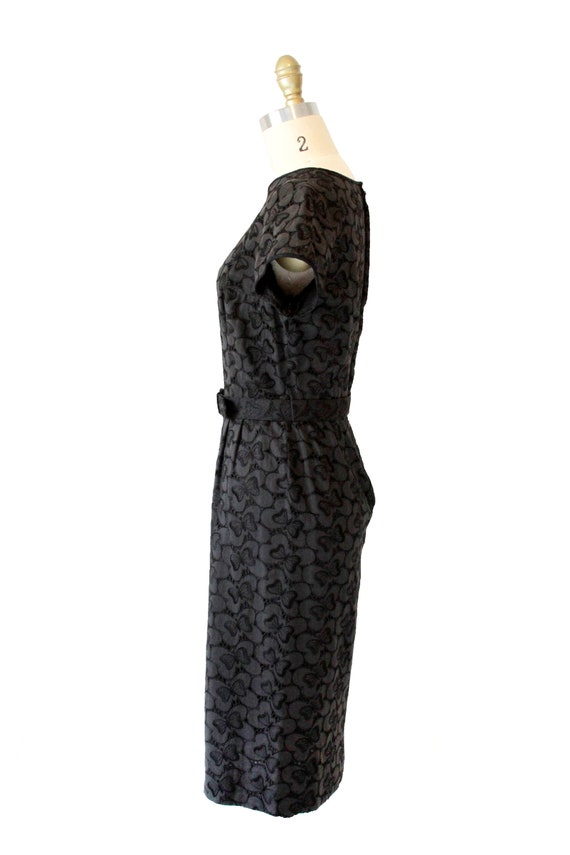 Black Vintage Eyelet Dress - image 3