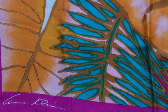 Anne Klein Tropical Patterned Scarf - image 3