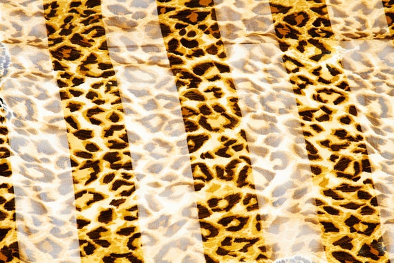 Animal Print Vintage Scarf - image 4