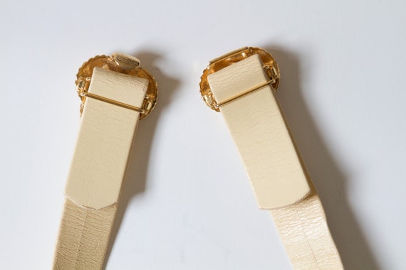 Gold Buckle with Intertwined Spiral with 3 Belts - image 3