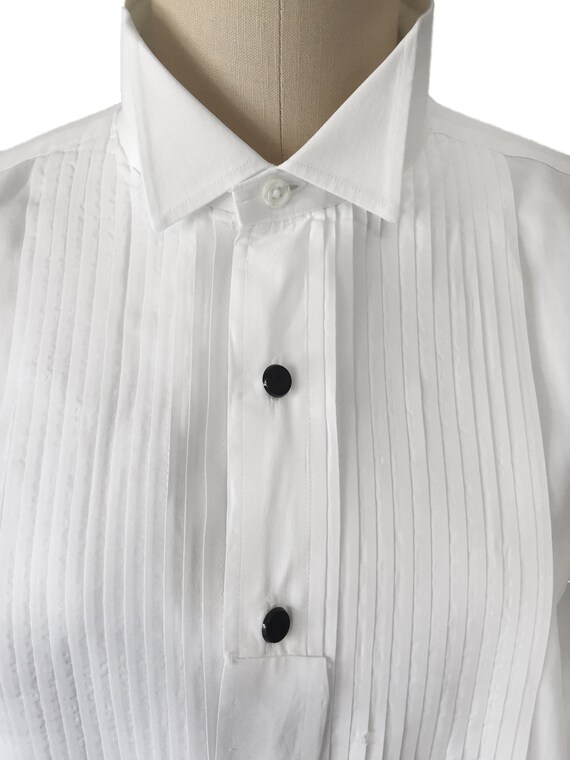 Christian Dior White Tuxedo Shirt - image 7