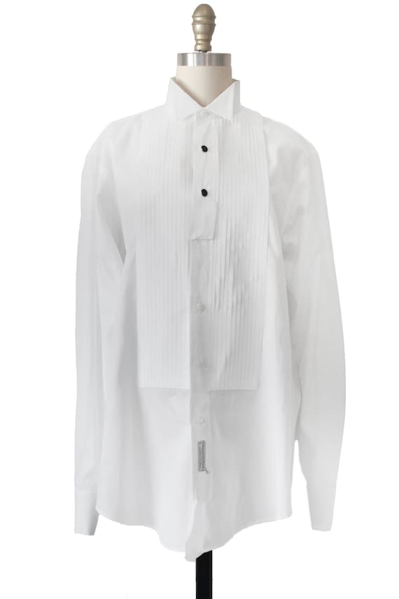 Christian Dior White Tuxedo Shirt