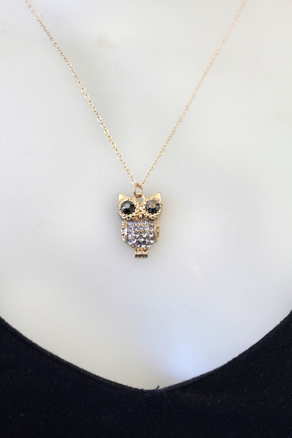 Owl Necklace Pendant