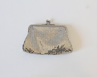whiting and davis vintage coin purse