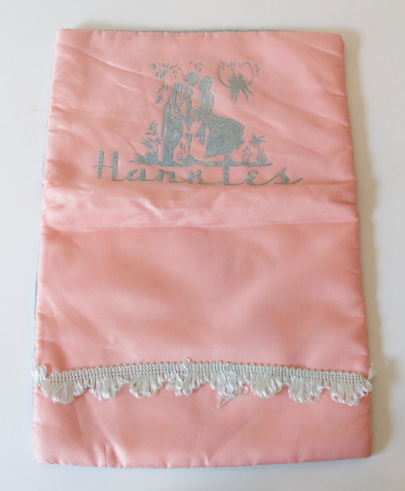 Vintage Lingerie Handkerchief Holder - Image Of S… - image 4