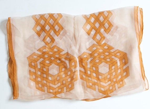 Geometrical Patterned Scarf Glently - image 4