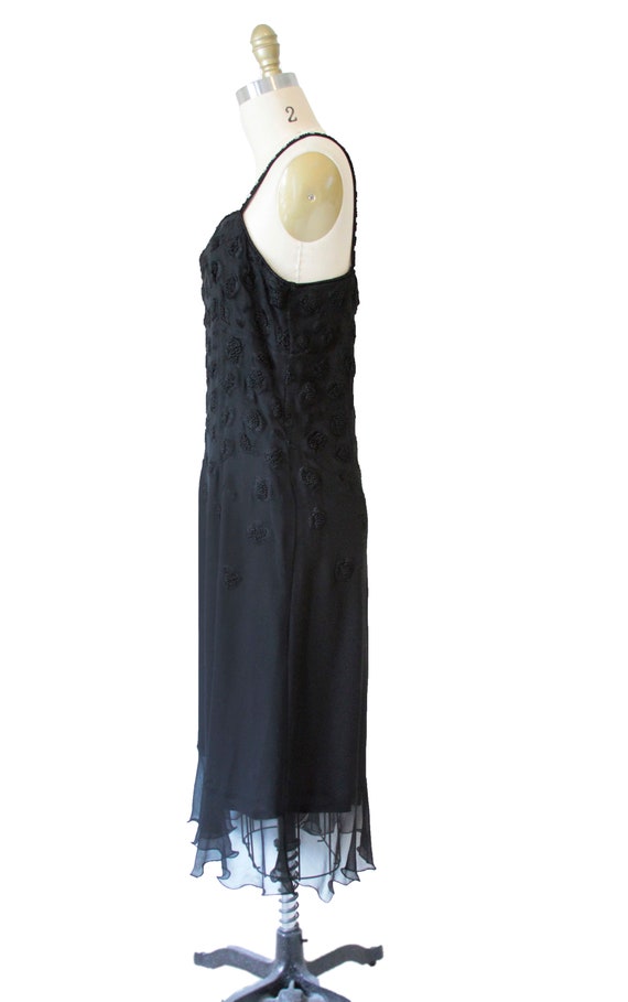 Vintage Neiman Marcus Black Silk Dress - image 2