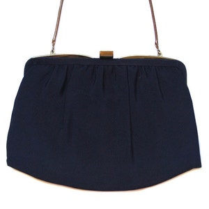 Monedero vintage Ande Navy con correa de cadena