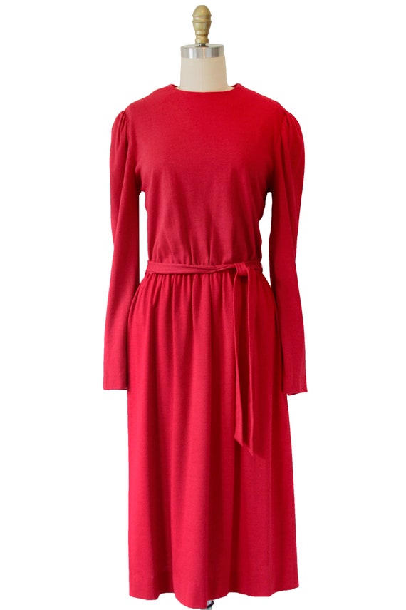 Vintage R & K Red Dress - image 1