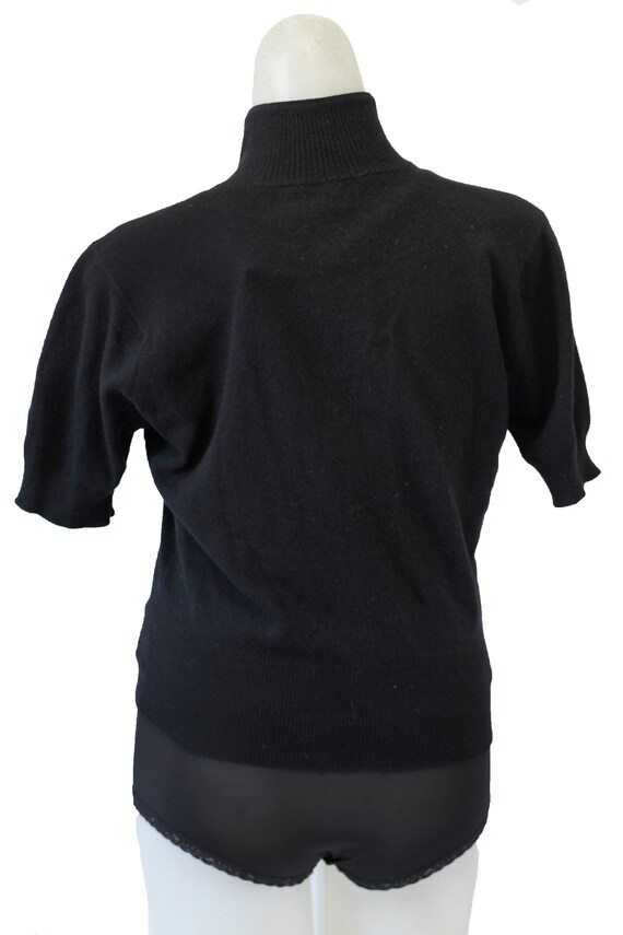 Pringle of Scotland Black Vintage Cashmere Sweater - image 3